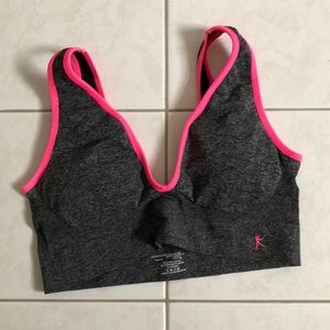 Danskin Gray and Pink Sports Bra